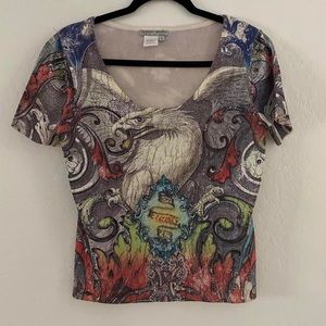 Vintage women’s eagle top